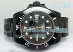 Replica Rolex Submariner Black Dial Black & White Ceramic Bezel All Black Watch